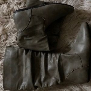 No Call Faux Leather Boots 8